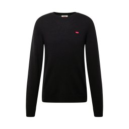 LEVI'S ® Pulover 'Original Housemark Sweater' roșu intens / negru