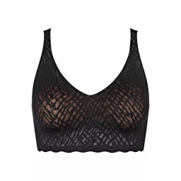 SLOGGI Sutien 'ZERO Feel Bliss' gri / negru