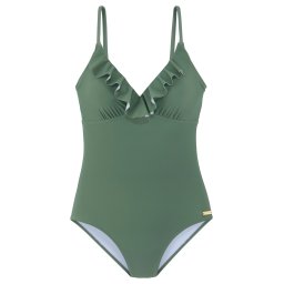 LASCANA Costum de baie întreg verde