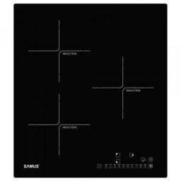 Plita incorporabila PSI-43BG1, Inductie, 5800 W, 3 zone de gatit, Touch screen, L 45 cm, Negru