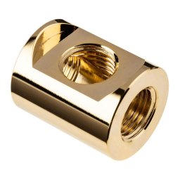 EK Quantum Torque T-Splitter 3x G1/4 inch female thread Auriu