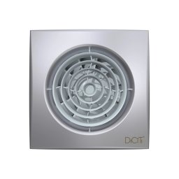 ventilator baie aura 5c silent gray metal, clapeta antiretur, motor long life 40000h, debit 180mc/h, o125mm, gray metal