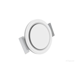 difuzor de ventilatie din gips, fara rama, ergovent rondo-125 coanda / forma rotunda / conexiune la tubulatura 125 mm (5
