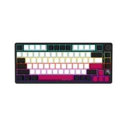 LORGAR KBP7075W PRO Tastatură mecanică de gaming wireless, negru/roșu, US