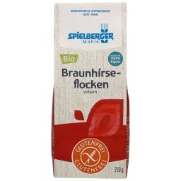Fulgi bio din mei maro fara gluten 250g Spielberger