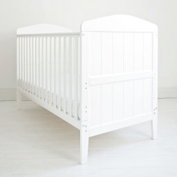 Patut din lemn masiv, transformabil pentru bebe si junior, hampton + saltea cocos 140 x 70 cm