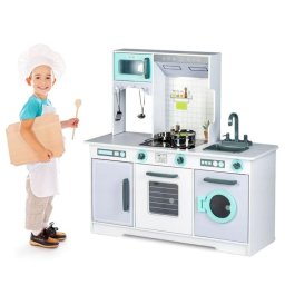 Bucatarie mare din lemn pentru copii cu accesorii