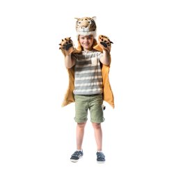 Costum copii wild soft tigru , costum animal plus premium, pelerina de joaca si paturica