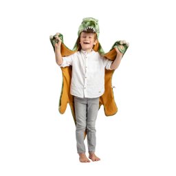 Costum copii wild soft t-rex , costum animal plus premium, pelerina de joaca si paturica