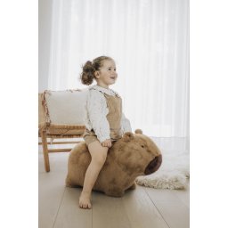 Jucarie gonflabila premium wild soft soft bouncy capybara , jucarie activa pentru interior, pompa inclusa