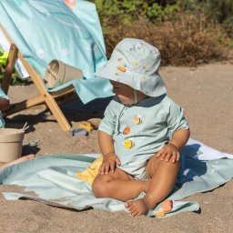 Tricou cu protectie solara uv upf 50+, 6-12 luni, bee happy