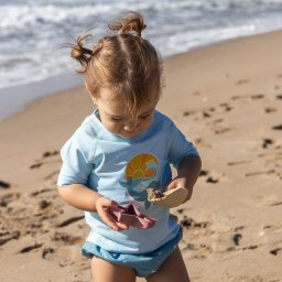 Tricou cu protectie solara uv upf 50+, 12-18 luni, sea la vie