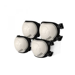 Set de protectie scoot and ride, genunchiere si cotiere, marime s, ash