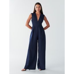 BWLDR Salopeta 'ROMANCE JUMPSUIT' bleumarin