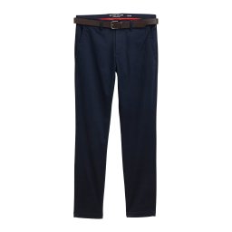 TOM TAILOR Pantaloni eleganți albastru închis