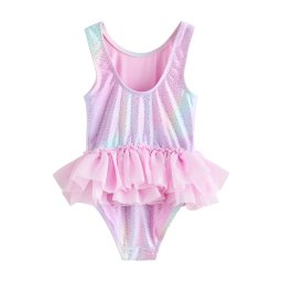 Next Costum de baie întreg galben deschis / verde mentă / mov lavandă / roz