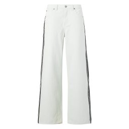 ADIDAS ORIGINALS Jeans 'FIREBIRD' negru / alb