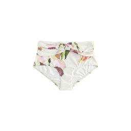 Next Slip costum de baie crem / verde / lila / roz