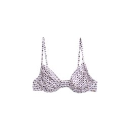 Next Sutien costum de baie crem / albastru regal / mov vânătă / roz pastel