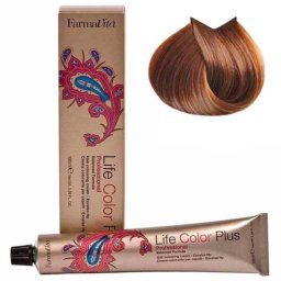 Vopsea de păr permanentă Farmavita Life Color Plus 8.34 Light Coppery Golden Blonde, 100 ml