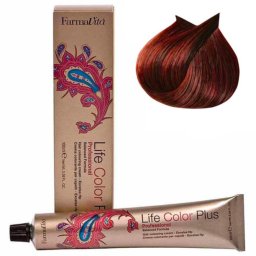 Vopsea de păr permanentă Farmavita Life Color Plus 6.66 Dark Blonde Intense Red, 100 ml