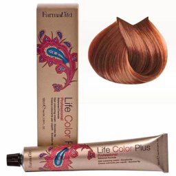 Vopsea de păr permanentă Farmavita Life Color Plus 8.45 Light Copper Blonde Mahogany, 100 ml
