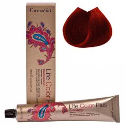 Vopsea de păr permanentă Farmavita Life Color Plus 6.666 Dark Blonde Carmine Red, 100 ml
