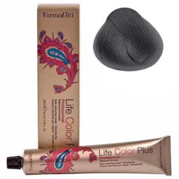 Vopsea de păr permanentă Farmavita Life Color Plus 6.12 Blond închis cu reflexe irizate și tonuri cenușii, 100 ml