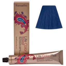 Vopsea de păr permanentă Farmavita Life Color Plus nuanta Albastru, 100 ml
