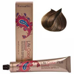 Vopsea de păr permanentă Farmavita Life Color Plus 6.31 Blond Închis cu Reflexe Auriu-Cenușii, 100 ml