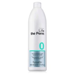 Solutie de permanent Farmavita Life the Perm pentru par natural nr.0, 500 ml