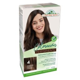 Vopsea de par Castaniu Nr.4 BIO Corpore Sano, 140 ml