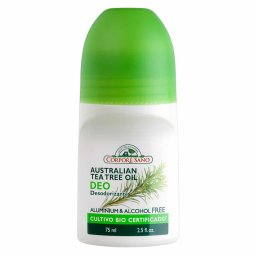 Deodorant Roll-on Revigorant fara aluminiu cu Ulei de Arbore de Ceai,Corpore Sano Refreshing Roll-on Deodorant, 75 ml