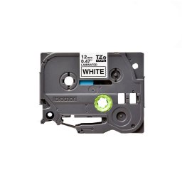 Banda laminata originala Brother TZe-231, 12 mm text negru pe alb, pentru etichetare profesionala, identificare echipamente si documente