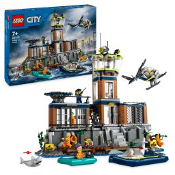 LEGO City Insula-Inchisoare 60419, set de constructie cu 980 piese