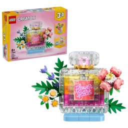 LEGO Creator 3 in 1 Sticla de parfum florala decorativa, 286 piese