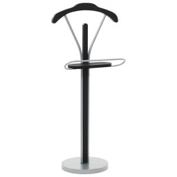 Cuier pentru costum, negru si gri, 45 x 35 x 107 cm GartenMobel Dekor