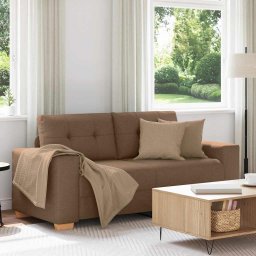 Canapea extensibila maro 180x77x82 cm, material textil GartenMobel Dekor