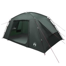 Tent Cabina cu acoperis Verde Army 400 x 210 x 180 cm Poliester GartenMobel Dekor