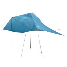Cort pentru masina albastru 350 x 250 cm Poliester si otel GartenMobel Dekor