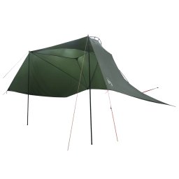 Cort pentru masina Verde Army 350 x 250 cm Poliester si otel GartenMobel Dekor
