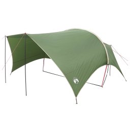 Cort de camping rezistent la apa Verde 550 x 400 x 230 cm GartenMobel Dekor