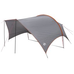 Cort de camping rezistent la apa Gri si Portocalie GartenMobel Dekor