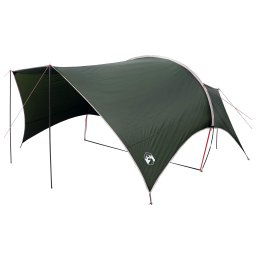 Cort de camping rezistent la apa Verde Army 550 x 400 x 230 cm GartenMobel Dekor