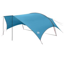 Cort de camping rezistent la apa albastru 695 x 580 x 200 cm GartenMobel Dekor