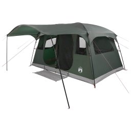 Cort tunel Verde Army 366 x 244 x 198 cm Poliester si otel GartenMobel Dekor