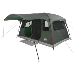 Cort tunel Verde Army 427 x 305 x 205 cm Poliester si otel GartenMobel Dekor