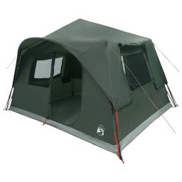 Cort Instant Verde Army 365 x 380 x 200 cm Poliester si otel GartenMobel Dekor