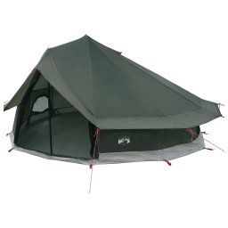 Cort Tipi Verde Army 800 x 800 x 430 cm Poliester si otel GartenMobel Dekor