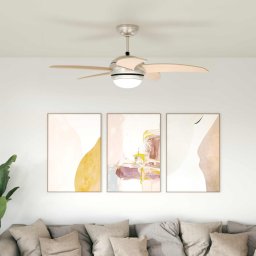 Ventilator de tavan cu lumina si telecomanda Ø 110 cm Sonoma GartenMobel Dekor